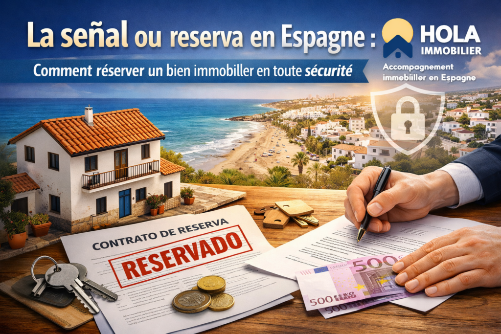 La senal ou reserva en Espagne : Comment réserver un bien immobilier en toute sécurité ? 2026